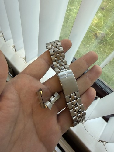 Tudor strap silver steel - steel, watch